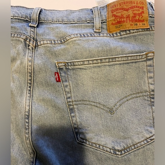 LEVIS ripped blue jeans 38/32 - Picture 7 of 7